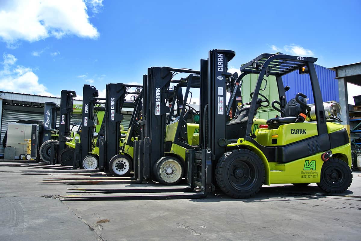 Forklift Services by L A Machinery Moving