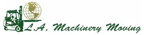 L A Machinery Moving Logo